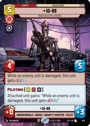 IG-88 - Murderous Phlutdroid - Hyperspace - Foil