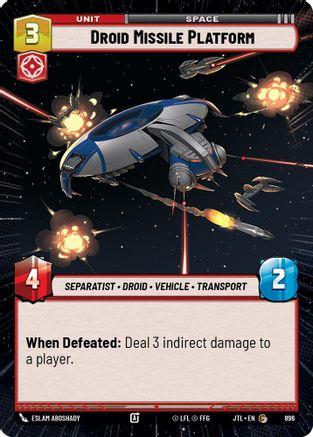 Droid Missile Platform - Hyperspace - Foil