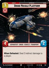 Droid Missile Platform - Hyperspace - Foil