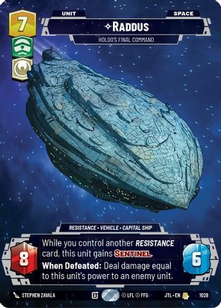 Raddus - Holdos Final Command - Prestige