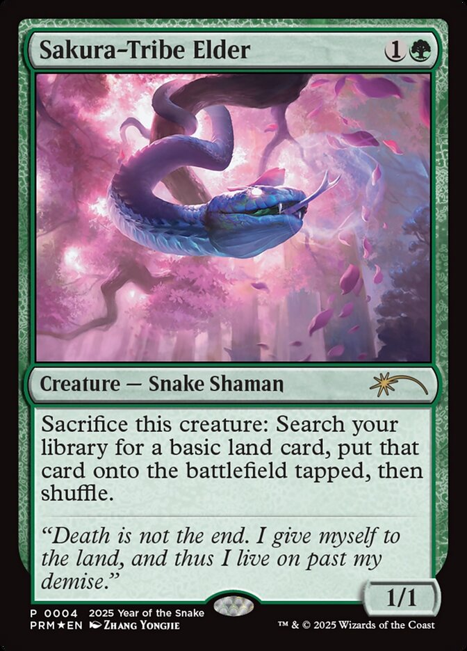 Sakura-Tribe Elder (Year of the Snake 2025) - Foil