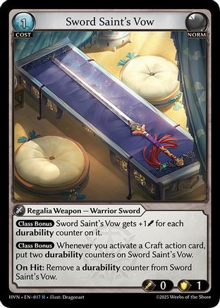 Sword Saints Vow - 17 - R - Foil