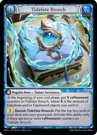 Tidefate Brooch - 23 - R - Foil