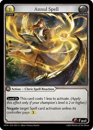 Annul Spell - 31 - U - Foil