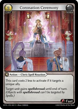 Coronation Ceremony - 41 - U - Foil