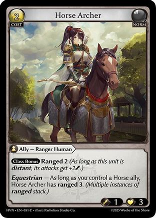 Horse Archer - 51 - C - Foil