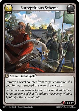 Surreptitious Scheme - 68 - C - Foil