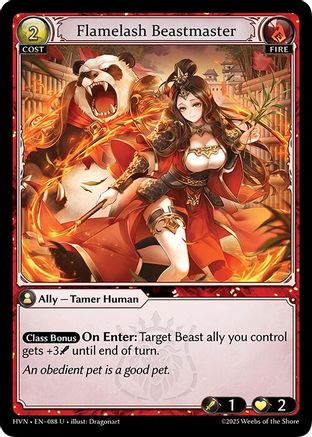 Flamelash Beastmaster - 88 - U