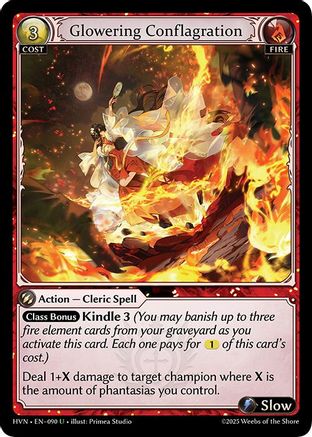 Glowering Conflagration - 90 - U - Foil