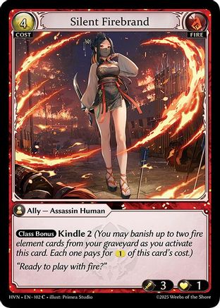 Silent Firebrand - 102 - C - Foil