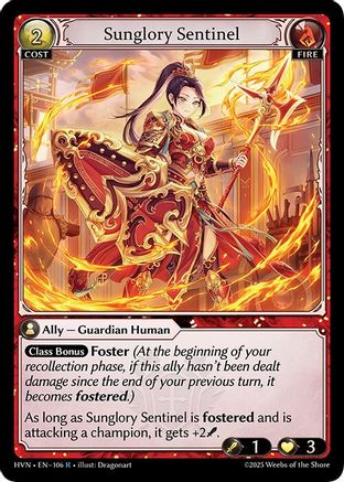 Sunglory Sentinel - 106 - R - Foil
