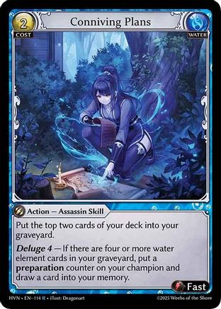 Conniving Plans - 114 - R - Foil