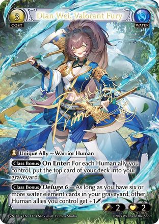 Dian Wei, Valorant Fury - 117 - CSR - Foil