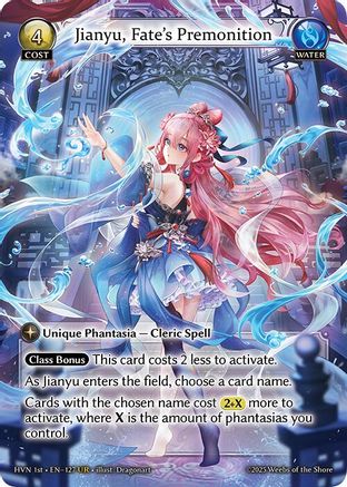 Jianyu, Fates Premonition - 127 - UR - Foil
