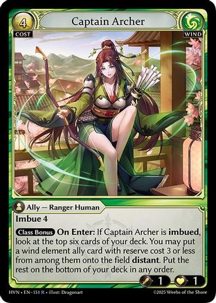 Captain Archer - 151 - R - Foil