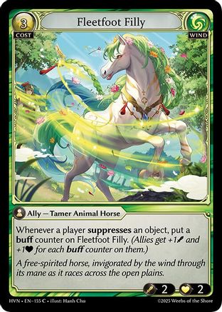 Fleetfoot Filly - 155 - C - Foil