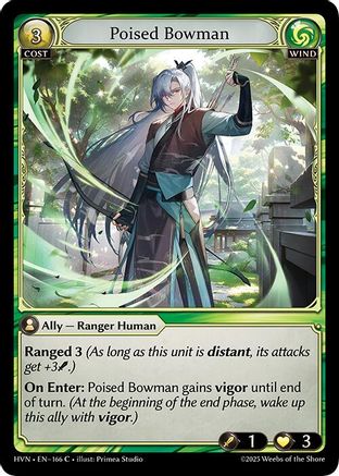 Poised Bowman - 166 - C - Foil