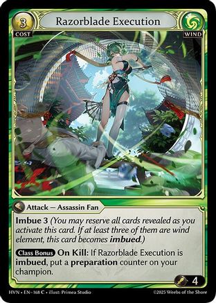 Razorblade Execution - 168 - C - Foil