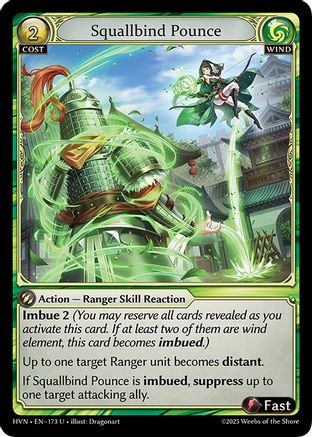 Squallbind Pounce - 173 - U - Foil