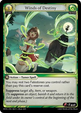 Winds of Destiny - 182 - U - Foil