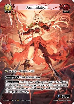 Annihilation - 190 - UR - Foil