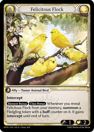 Felicitous Flock - 195 - R