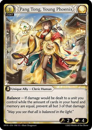 Pang Tong, Young Phoenix - 198 - SR