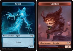 Spirit (0008) // Gremlin Double-Sided Token - Foil