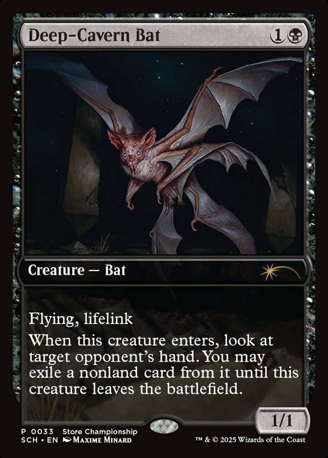 Deep-Cavern Bat - Store Championship Promos