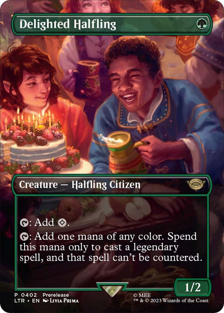 Delighted Halfling - Borderless