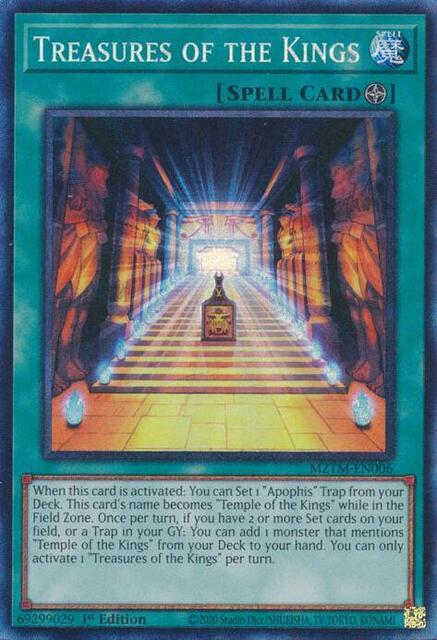 Treasures of the Kings - MZTM-EN006 - Collectors Rare - 1st Edition
