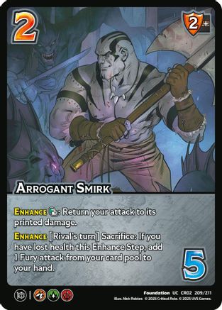 Arrogant Smirk - 209/211 - U