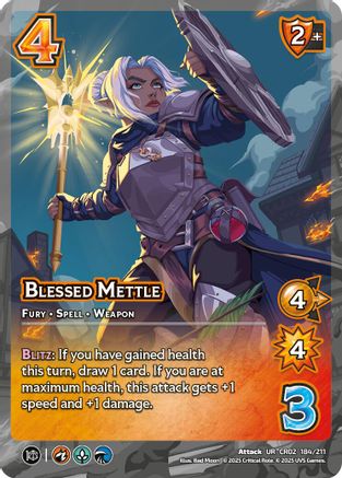 Blessed Mettle - 184/211 - U - Holofoil