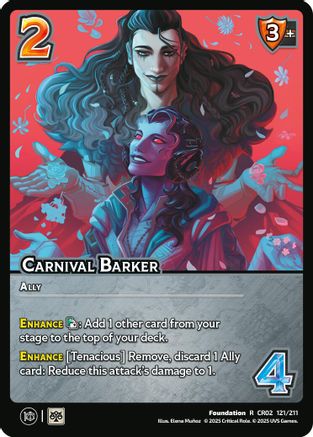 Carnival Barker - 121/211 - R - Holofoil