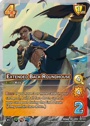Extended Back Roundhouse - 187/211 - U - Holofoil