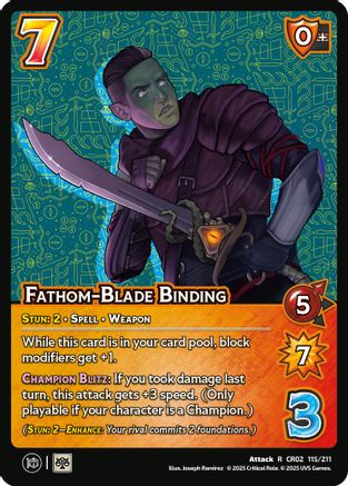 Fathom-Blade Binding - 115/211 - R - Holofoil