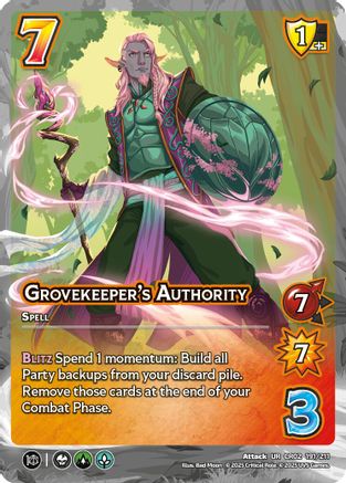 Grovekeepers Authority - 191/211 - U - Holofoil