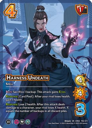 Harness Undeath - 192/211 - S - Holofoil