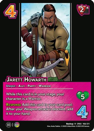 Jarett Howarth - 168/211 - R - Holofoil