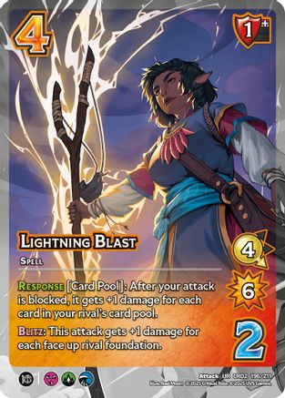 Lightning Blast - 196/211 - U - Holofoil