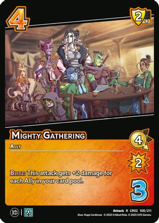 Mighty Gathering - 100/211 - R - Holofoil