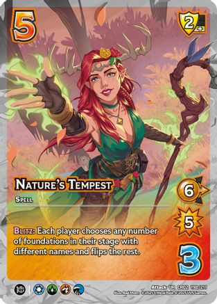 Natures Tempest - 198/211 - U - Holofoil