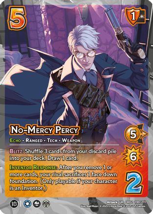No-Mercy Percy - 199/211 - UR - Holofoil