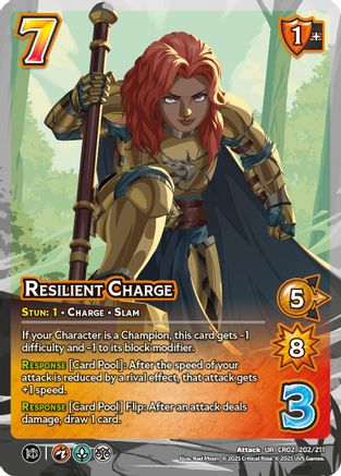 Resilient Charge - 202/211 - U - Holofoil