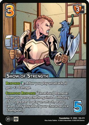 Show of Strength - 126/211 - R - Holofoil