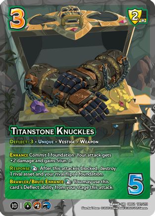 Titanstone Knuckles - 181/211 - U - Holofoil