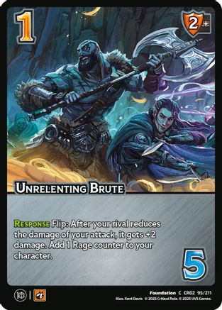 Unrelenting Brute - 95/211 - C