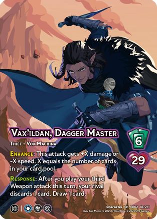 Vaxildan, Dagger Master - 18/211 - C - Holofoil