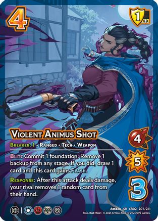 Violent Animus Shot - 207/211 - S - Holofoil