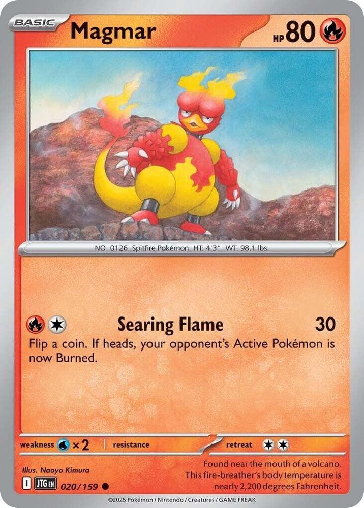 Magmar - 020/159 - Common - Reverse Holo